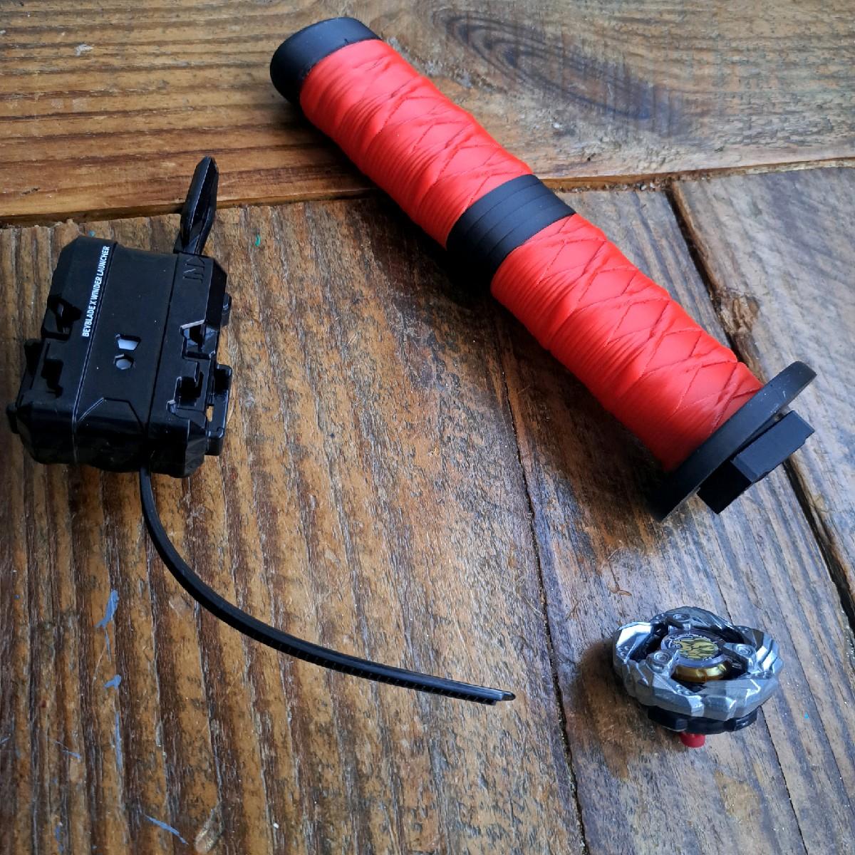 Beyblade X Katana Grip Red and Black