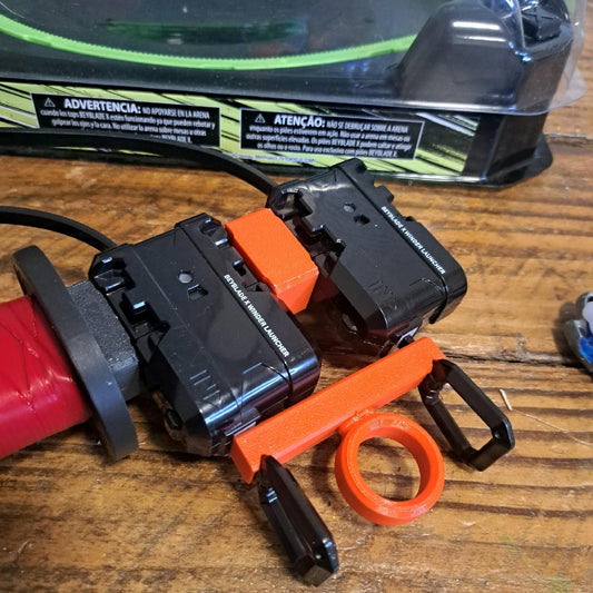 Beyblade X Dual Launcher Adapter and Ripcord Grip