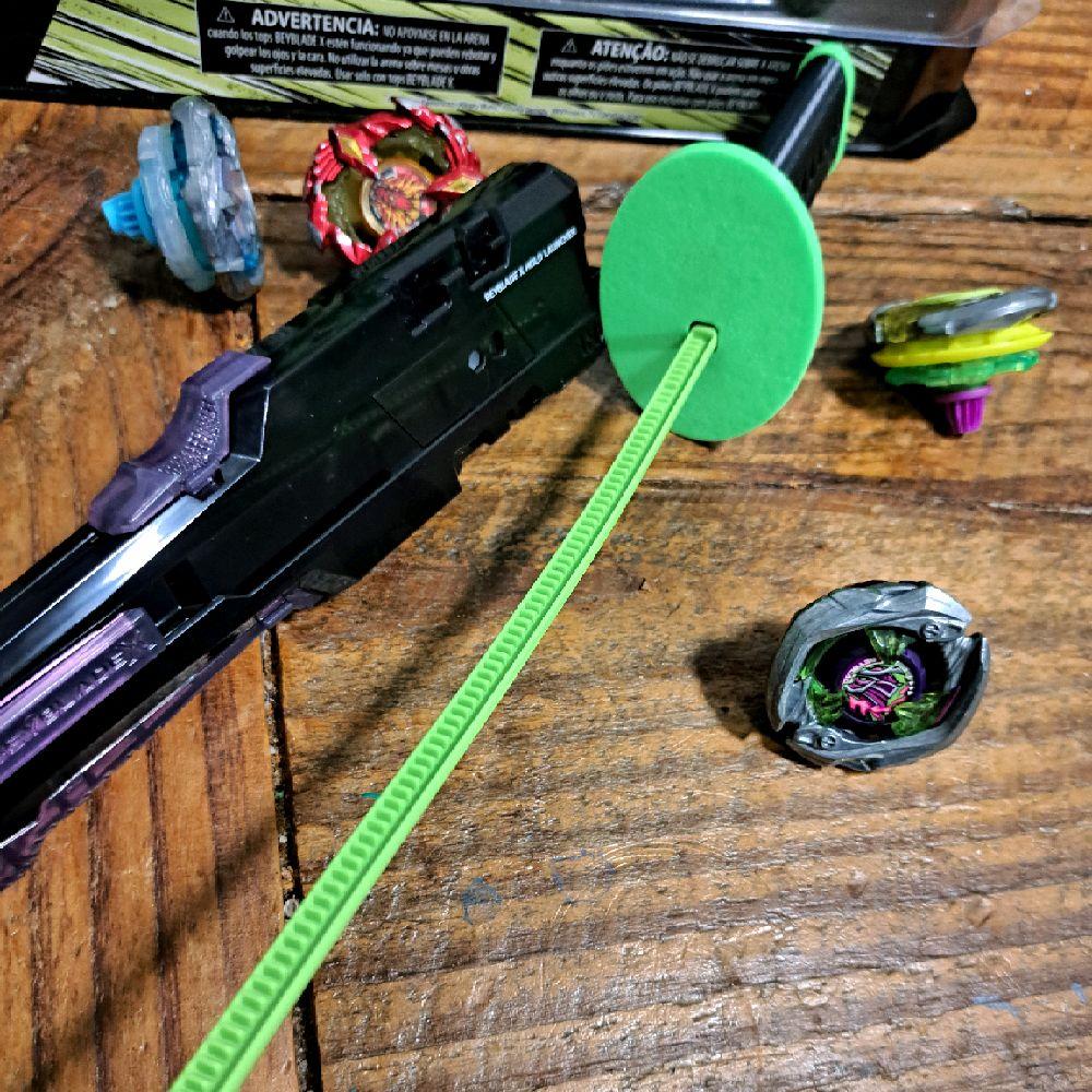 Samurai Saber "Riptana" Ripcord Grip-Beyblade X Launchers.