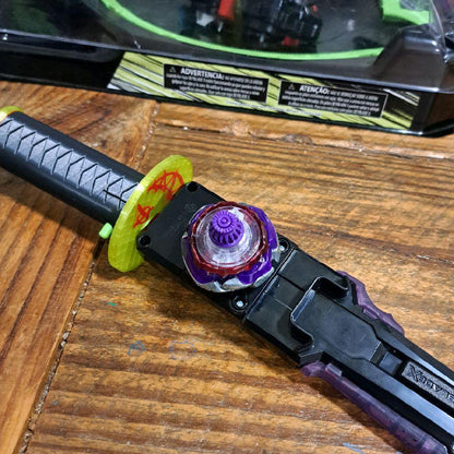 Samurai Saber "Riptana" Ripcord Grip-Beyblade X Launchers.