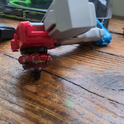 Ebony and Ivory Beyblade X Launcher-Ripcord and String Launcher Handle-Devil May Cry