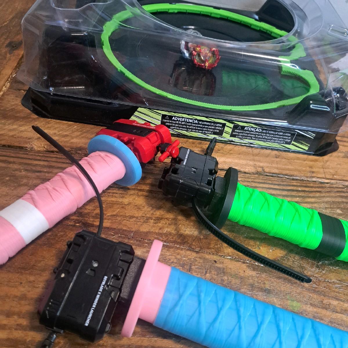 Beyblade X Katana Grip Green and Black