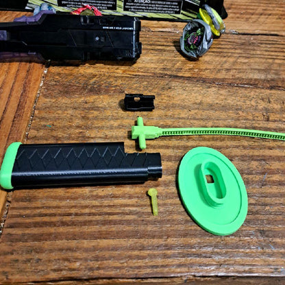 Samurai Saber "Riptana" Ripcord Grip-Beyblade X Launchers.