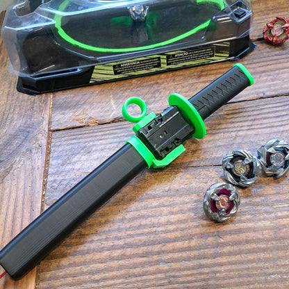Samurai Saber "Riptana" Ripcord Grip-Beyblade X Launchers.