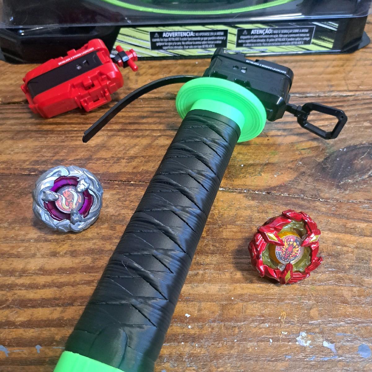 Beyblade X Katana Grip Green and Black