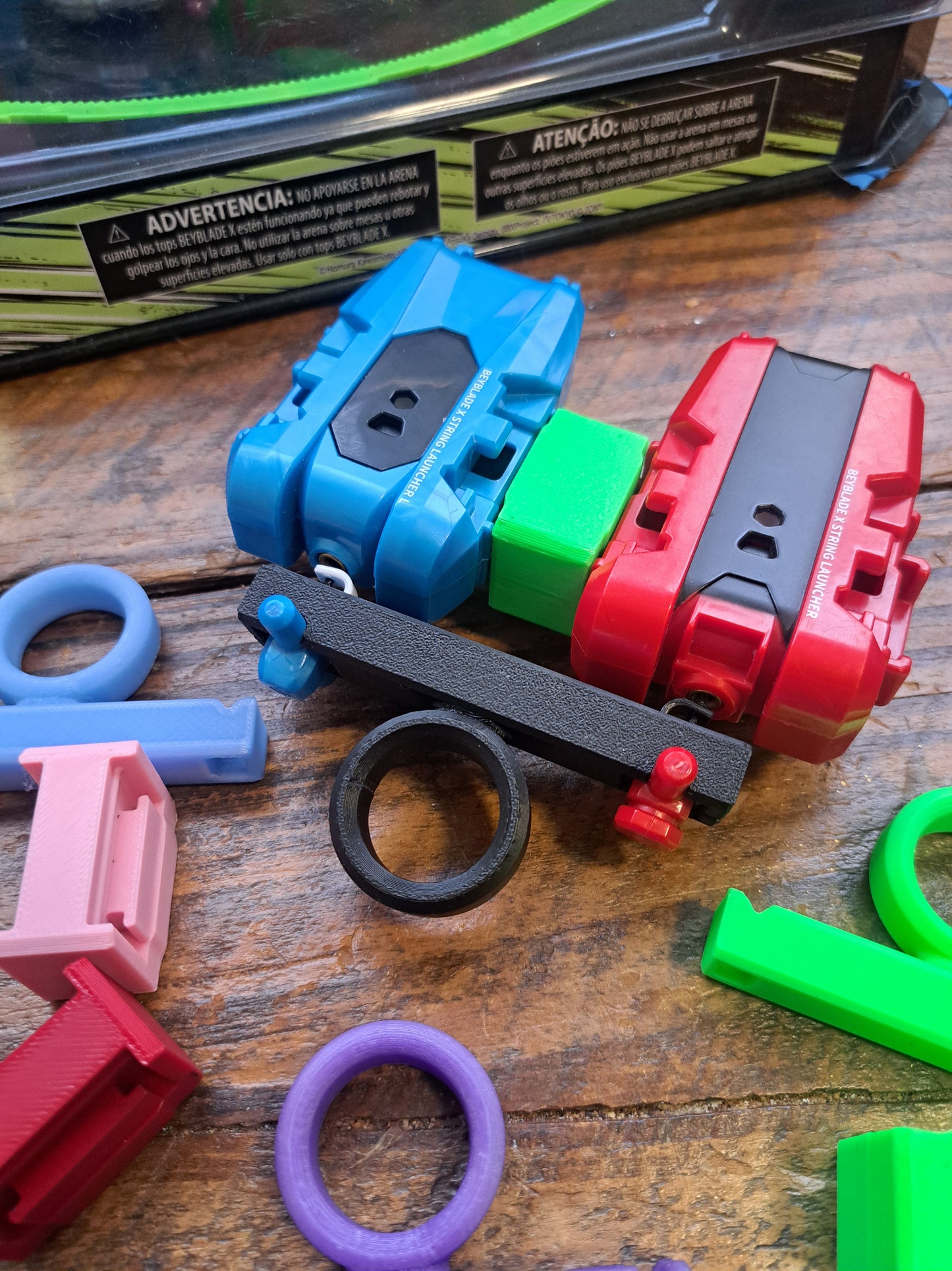 Beyblade Dual String Launcher Adapter and Ripcord Grip